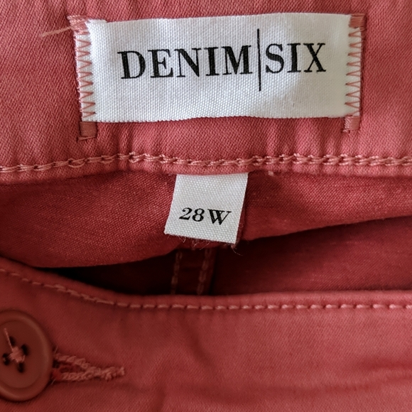 Denim Six straight leg mauve pants - Picture 4 of 6